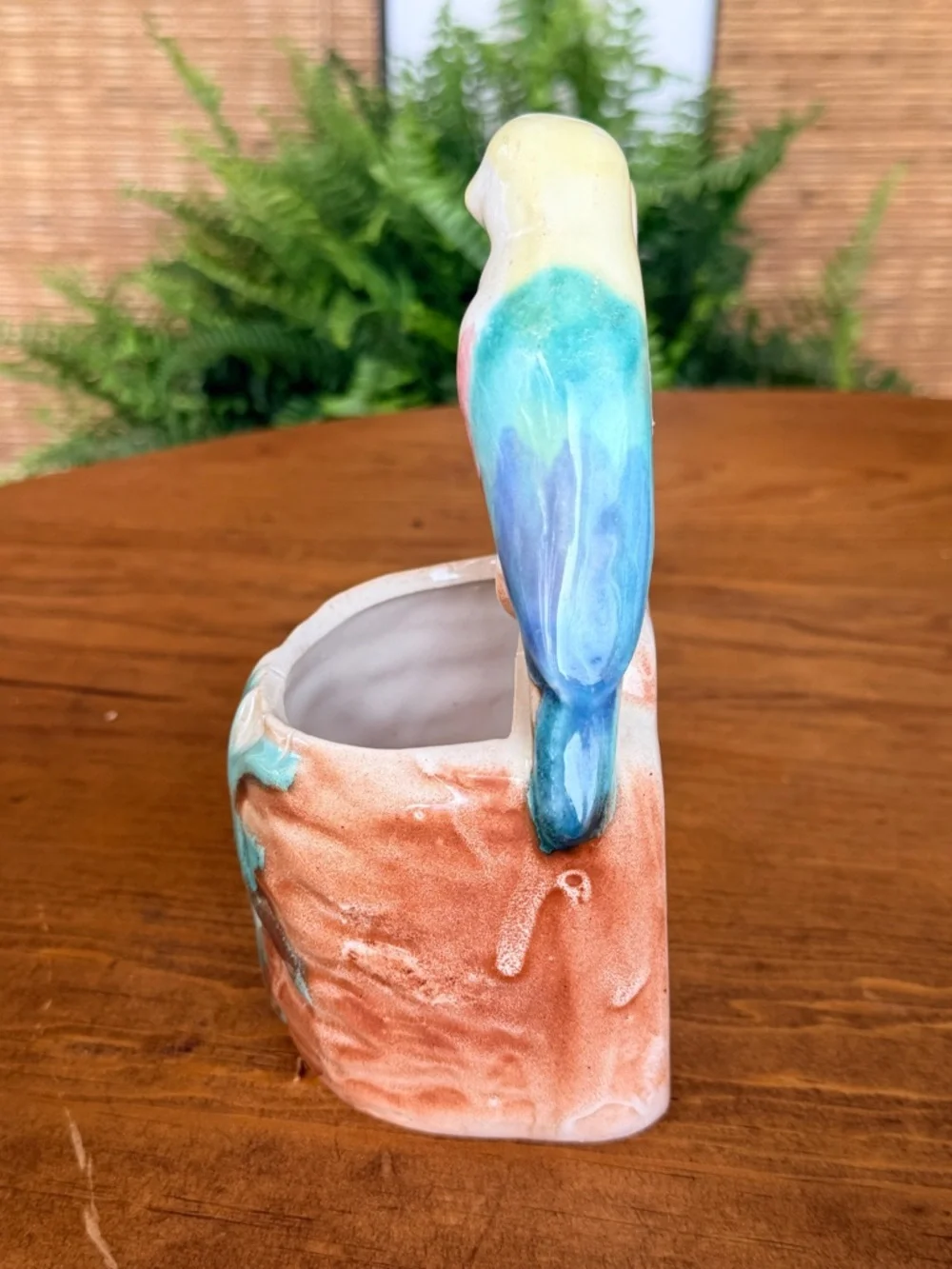 Vintage Love Birds Planter
